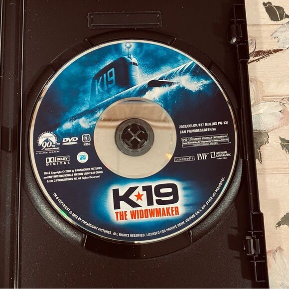 K-19 The Widowmaker DVD Harrison Ford Sam Spruell Rated PG13 - Picture 3 of 3